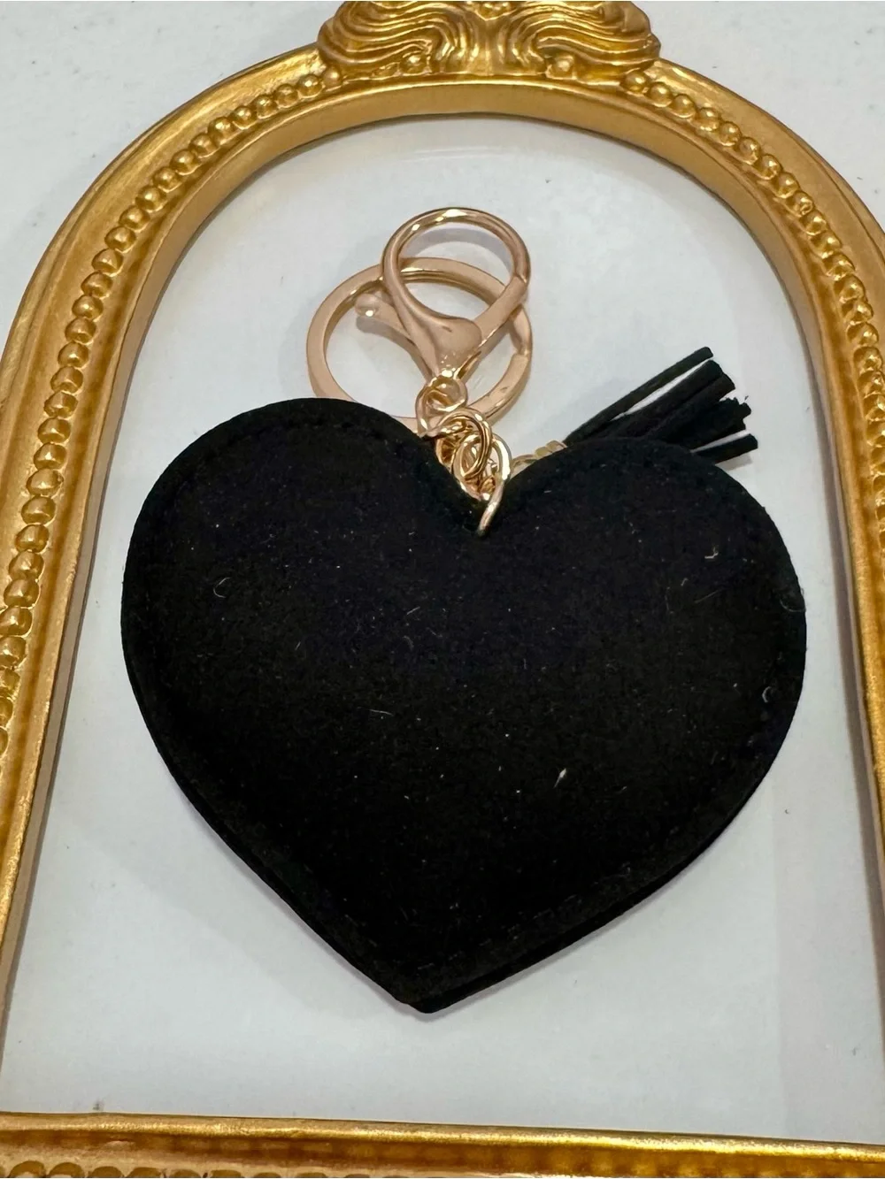 New Crystal Heart Keychain I ❤️ San Antonio